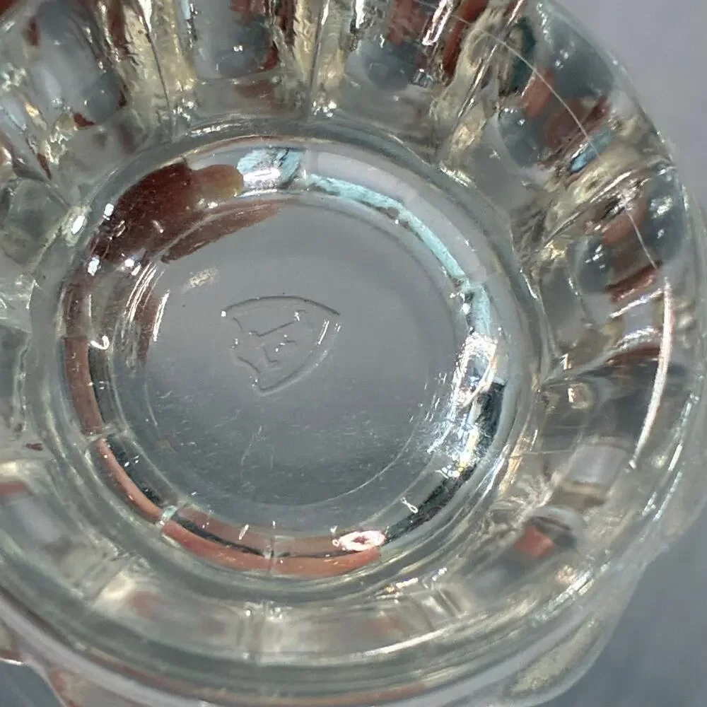 Vintage Libbey Mini Glass Beer Stein Shot Glass 2 Inch Clear Barware Mug USA